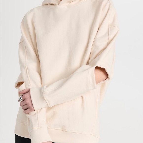 Tibi Hooded Cocoon Sweatshirt - Picture 2 of 9